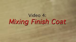 Imasco Stucco Training Video Part 4  Mixing Finish Coat [upl. by Hutchinson351]