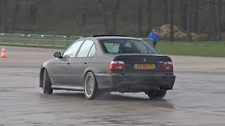 Modified BMW M5 E39  DRIFT amp Accelerations [upl. by Aidnyl]