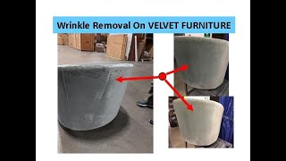 How To Remove Wrinkles From Velvet Furniture [upl. by Ijan707]