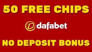 50 Free Chips No Deposit Bonus💲💲💲Dafabet Casino Promotions 2022 [upl. by Mona]