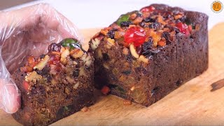 Best Ever CHRISTMAS FRUIT CAKE Recipe  Mortar and Pastry [upl. by Odraboel]