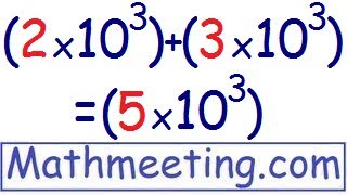 Scientific Notation  Adding and Subtracting [upl. by Nibur151]