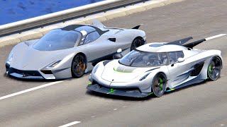 SSC Tuatara vs Other Hypercars [upl. by Maggee]