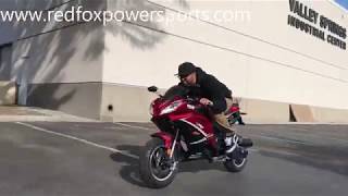 Red Fox Powersports Review 50cc SST Sports Motorcycle [upl. by Lovato]