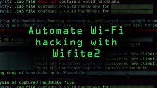 Automate WiFi Hacking with Wifite2 in Kali Linux Tutorial [upl. by Aivull]