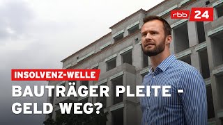 Insolvenz im Wohnungsbau Wenn der Traum vom Eigenheim platzt [upl. by Shugart775]