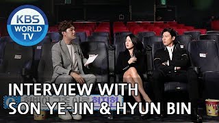 Interview with Son Yejin amp Hyun Bin Entertainment Weekly20180813 [upl. by Nessim]