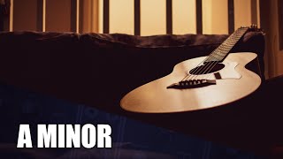 Groove Acoustic Backing Track In A Minor  Winter Jam [upl. by Ocko]