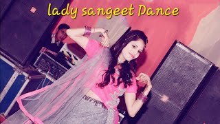 Sister Dancing at Ladies Sangeet 💃 Mix song dance [upl. by Rhines]