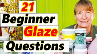 21 Beginner Glaze Questions  Pottery for Beginners [upl. by Whiffen392]