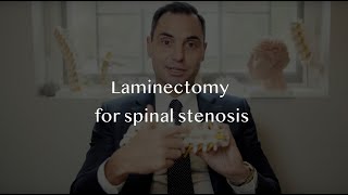 Surgery for spinal stenosis  lumbar laminectomy [upl. by Atkinson924]