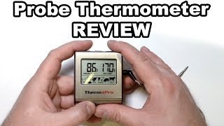 Therma Pro Digital Food Probe Thermometer Review [upl. by Ahsei]