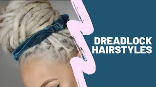 Dreadlock Hairstyles  Braids Buns amp Basics [upl. by Adlemi284]