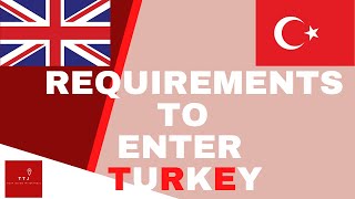 Entry Requirements to Turkey for UK Citizens [upl. by Annalise]