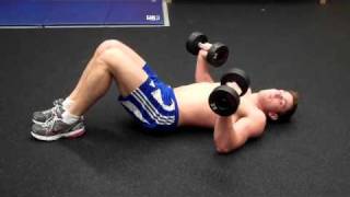 How To Dumbbell Floor Press [upl. by Myrta648]