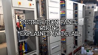 Switchgear Main LT Distribution Panel Making and Wiring step by step  Electrical panels [upl. by Eisteb]