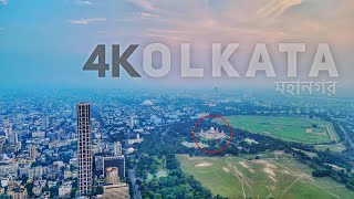 Kolkata 4K Drone View  The City Of Joy Kolkata [upl. by Gray]