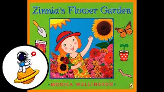 Zinnias Flower Garden Read Aloud [upl. by Philemol]