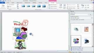 How to insert Clipart in Microsoft Office Word 2010 [upl. by Naimerej]