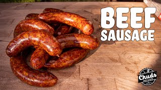 The Secret to Beef Sausage  Chuds BBQ [upl. by Naie]