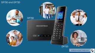 Grandstream DP750 and DP720 DECT IP Phone Solution [upl. by Nhguahs]