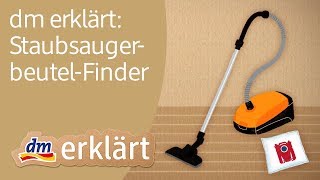 dm erklärt StaubsaugerbeutelFinder [upl. by Delmore856]