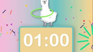 ⏱ 1 Minute Countdown Timer with Music ⏱ 1 Minuto Cuenta regresiva con música  LABOT [upl. by Aillicec]