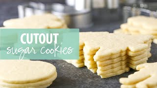 Cutout Sugar Cookies [upl. by Leventis]