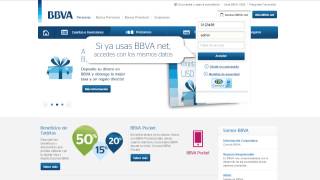 BBVA Net Tutorial 01  ¿Cómo accedo a BBVA net [upl. by Renelle]