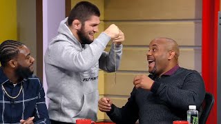 Khabib Joins the UFC 260 Weighin Show [upl. by Annaili]