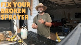 Garden Sprayer Troubleshooting and Repair [upl. by Ramberg]