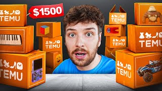 I Opened 1500 Worth of Scam Temu Products [upl. by Rosalba137]