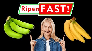 How To Ripen Bananas FAST StepbyStep Guide [upl. by Okomot]