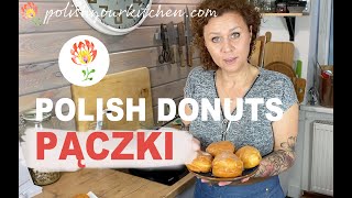 Polish DONUTS  PĄCZKI How to make Polish food by Polish Your Kitchen [upl. by Devine]