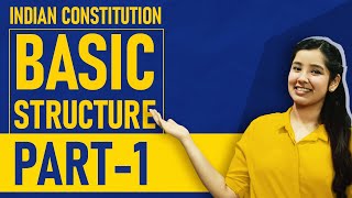 Basic Structure Doctrine Indian Constitution  Part 1  Indian Polity [upl. by Panaggio]