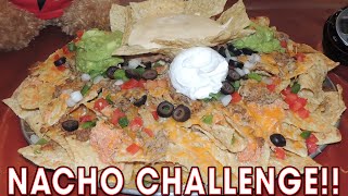 MASSIVE NACHO CHALLENGE FROM MAN V FOOD [upl. by Winther454]