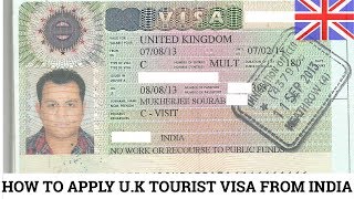 HOW TO APPLY UK TOURIST VISA FROM INDIA 2019  STEP BY STEP GUIDE [upl. by Carrissa]