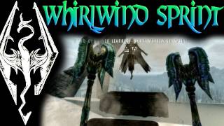 Skyrim Dragon Shouts  Whirlwind Sprint [upl. by Otrebcire43]