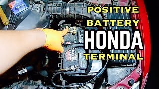 Honda Acura Positive Battery Terminal Replacement  Bundys Garage [upl. by Schapira551]